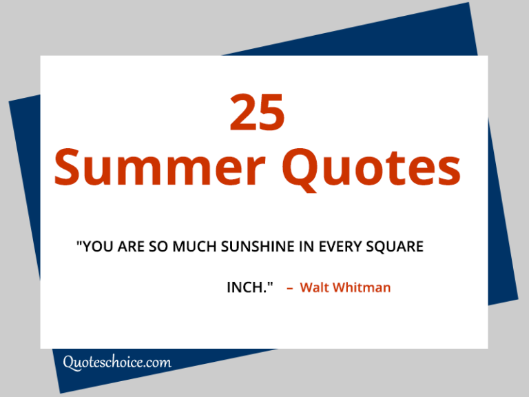 25 Absolutely Beautiful Quotes About Summer